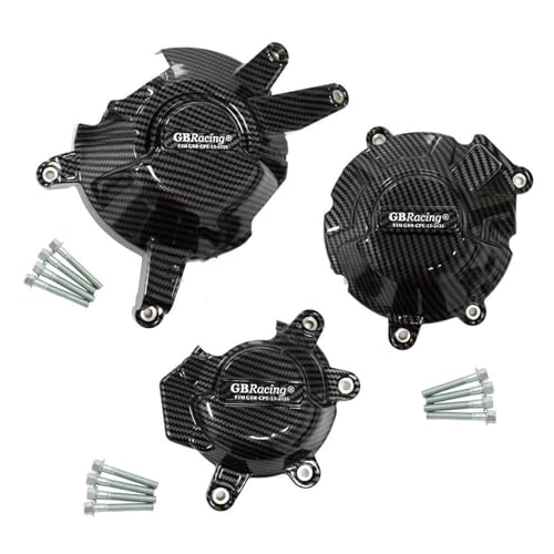 TianChuangs Motorräder kupplungsdeckel Für Honda CBR650R CB650R 2021-2023 Motorrad Motor Kurbelgehäuse Seite Abdeckung Schutz Gerät Zubehör Kurbelgehäuse Motordeckel (Color : Carbon Fiber Texture) von TianChuangs
