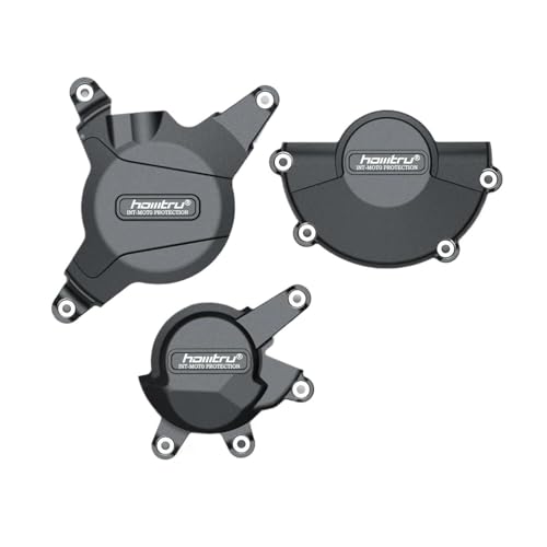 TianChuangs Motorräder kupplungsdeckel for Honda CBR600RR 2007-2022 Motorrad Motor Motorschutzhülle Motorseitenabdeckung Anti-Fall-Abdeckung Kurbelgehäuse Motordeckel(One Set) von TianChuangs