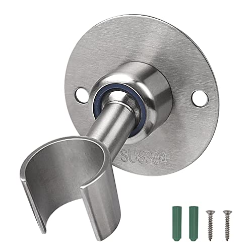 TIANLIN Duschkopfhalterung Edelstahl 360° Verstellbar für Duschköpfe, Flexibel Einstellbar, Passend für Duschstangen 21-23,5 mm, Robuste Brausehalterung für Badezimmer von TIANLIN