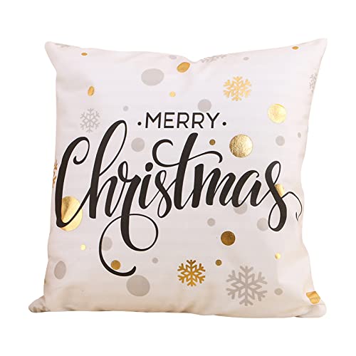 TianWlio Weihnachten Couch Kissenbezug Schlafzimmer Dekokissen Weihnachten Kissenbezüge Kissenbezug Weihnachten Kopfkissenbezüge Kopfkissenbezug Weihnachtskissen Kissenhüllen (C, A) von TianWlio