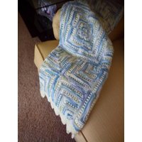 Von Hand Gestrickte Patch Decke Oder Nutzen Sie Als Ein Stuhl Werfen Eine Kopfstütze von TianaAlfred