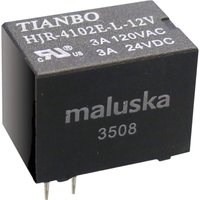 HJR4102E-L-12VDC-S-Z Printrelais 12 v/dc 5 a 1 Wechsler 1 St. - Tianbo Electronics von Tianbo Electronics