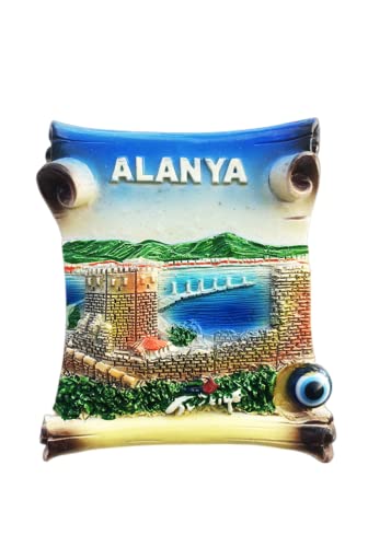 Alanya Türkei Kühlschrank Magnet Reise Souvenir 3D Kühlschrank Dekoration Magnetaufkleber Bastelkollektion von Tianfulai