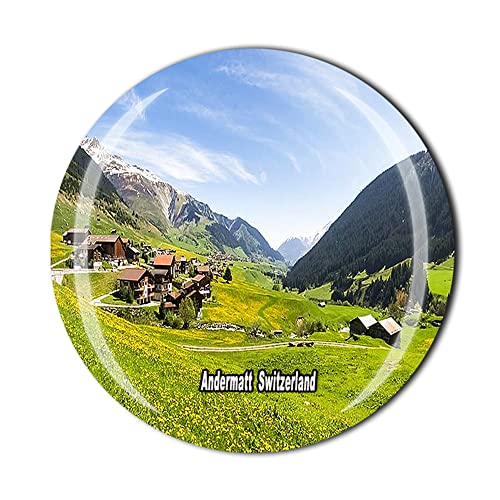 Andermatt Schweiz Kühlschrankmagnet Kristall Touristen Souvenir Geschenkkollektion Kühlschrank Magnet Aufkleber von Tianfulai