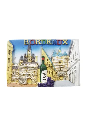 Bordeaux Frankreich Kühlschrank Magnet 3D Touristensouvenir Kühlschrank Dekoration Magnetaufkleber Craft Collection Bordeaux Frankreich Kühlschrank Magnet 3D Touristensouvenir Kühlschrank Dekoration Magnetaufkleber Craft Collection von Tianfulai