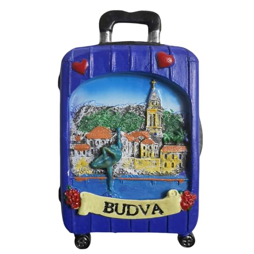 Budva Montenegro Kühlschrankmagnet, Reise-Souvenir, Kühlschrankdekoration, Bastel-Kollektion, 3D Budva Montenegro Kühlschrankmagnet, Reise-Souvenir, Kühlschrankdekoration, Bastel-Kollektion, 3D von Tianfulai