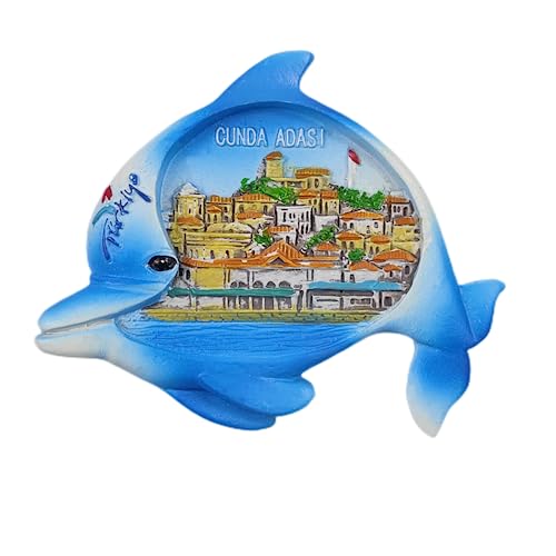 Cunda Island Ayvalik Türkei Kühlschrankmagnet 3D Reise Souvenir Kühlschrank Dekoration Magnetaufkleber Handwerk Sammlung von Tianfulai