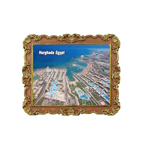 Hurghada Kühlschrankmagnet, Ägypten, 3D-Reisesouvenir, Kühlschrankdekoration, Magnetaufkleber, Bastel-Kollektion von Tianfulai