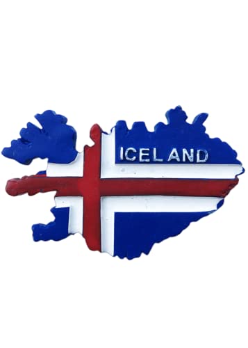 Island Kühlschrankmagnet Reise Souvenir 3D Kühlschrank Dekoration Magnet Aufkleber Craft Collection von Tianfulai