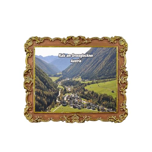 Kals am Großglockner Tirol Österreich Kühlschrankmagnet 3D Reise Souvenir Kühlschrank Deko Magnetaufkleber Basteln Kollektion von Tianfulai