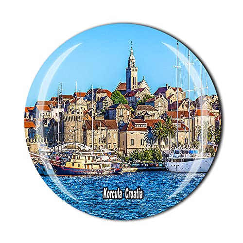 Korcula Kroatien Kühlschrankmagnet Kristall Touristen Souvenir Geschenkkollektion Kühlschrank Magnet Aufkleber von Tianfulai