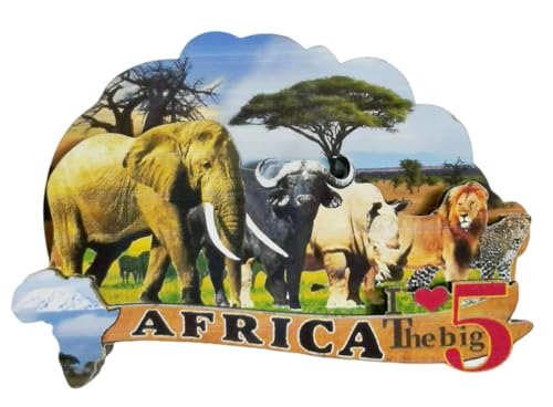 Kühlschrankmagnet, Afrika, 3D-Tourismus, Souvenir, Kühlschrankdekoration, Bastel-Kollektion von Tianfulai