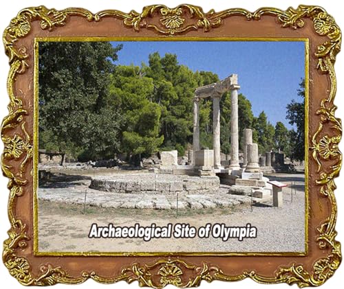 Kühlschrankmagnet, Motiv: Archäologische Stätte von Olympia, Griechenland, Reise-Souvenir, 3D-Kühlschrankdekoration, Handwerk von Tianfulai