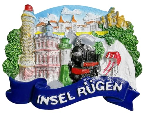Kühlschrankmagnet Insel Ruegen Deutschland Reise 3D Souvenir Kühlschrank Dekoration Handwerk Kollektion Kühlschrankmagnet Insel Ruegen Deutschland Reise 3D Souvenir Kühlschrank Dekoration Handwerk Kollektion von Tianfulai