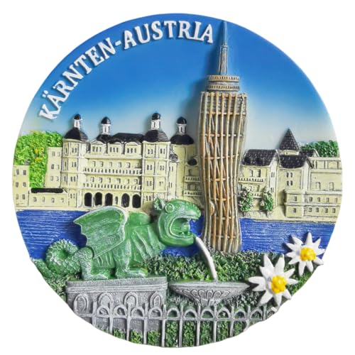 Kühlschrankmagnet Kärnten Österreich Reise Souvenir Kühlschrank Dekoration Handwerk 3D Kollektion Kühlschrankmagnet Kärnten Österreich Reise Souvenir Kühlschrank Dekoration Handwerk 3D Kollektion von Tianfulai