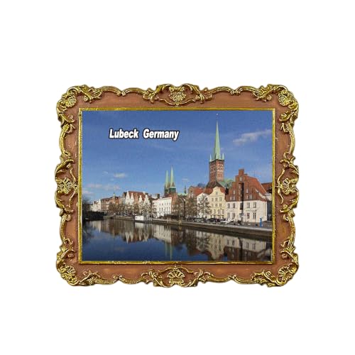 Kühlschrankmagnet Lübeck Deutschland 3D Reise Souvenir Kühlschrank Dekoration Magnetaufkleber Handwerk Kollektion Kühlschrankmagnet Lübeck Deutschland 3D Reise Souvenir Kühlschrank Dekoration Magnetaufkleber Handwerk Kollektion von Tianfulai