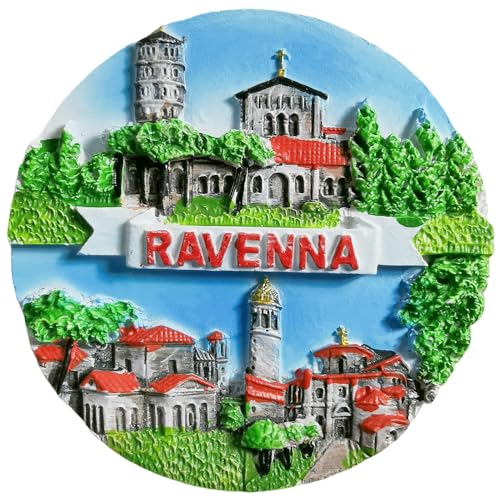 Kühlschrankmagnet Ravenna Emilia-Romagna Italien, Reise-Souvenir, Kühlschrankdekoration, Basteln, 3D-Kollektion von Tianfulai