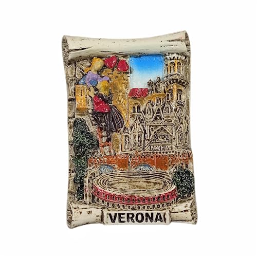 Kühlschrankmagnet Verona Veneto Italien, 3D, Reise-Souvenir, Kühlschrank-Dekoration, magnetischer Aufkleber, Bastelsammlung von Tianfulai