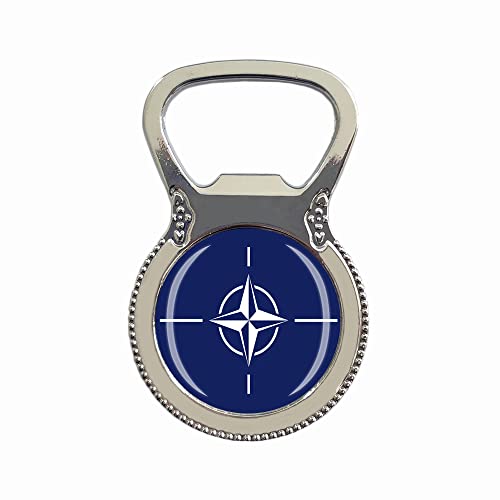 NATO Flagge Kühlschrank Magnet Flaschenöffner Tourist Souvenir Geschenkkollektion Kühlschrank Magnetaufkleber von Tianfulai