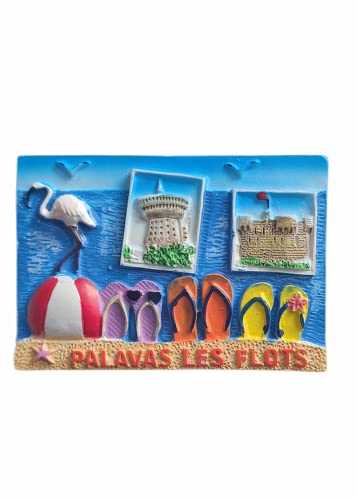 Palavas-les-Flots Montpellier Frankreich Kühlschrankmagnet Reise Souvenir Kühlschrank Dekoration 3D Magnetaufkleber Craft Collection von Tianfulai