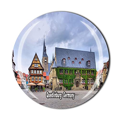 Quedlinburg Deutschland Kühlschrankmagnet 3D Kristall Touristen Souvenir Geschenk Sammlung Ornamente Kühlschrank Magnet Aufkleber von Tianfulai