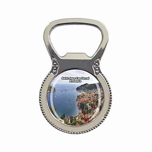 Saint-Jean-Cap-Ferrat Provence Frankreich Kühlschrankmagnet Flaschenöffner Touristen Souvenir Geschenkkollektion Kühlschrank Magnet Aufkleber von Tianfulai