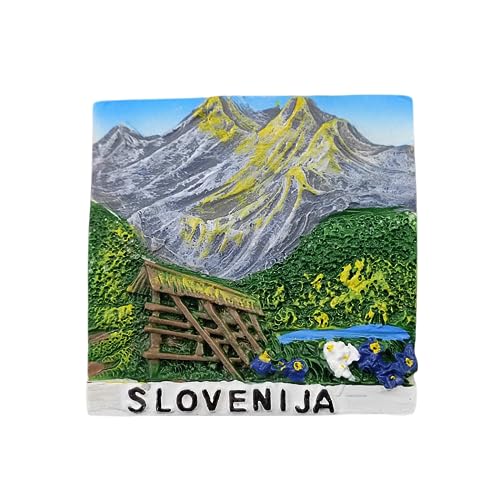 Slowenien Kühlschrankmagnet Reise Souvenir 3D Kühlschrank Dekoration Magnetaufkleber Craft Collection von Tianfulai