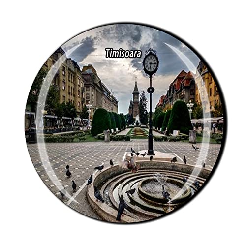 Timisoara Rumänien Kühlschrankmagnet 3D Kristall Touristen Souvenir Geschenk Kollektion Ornamente Kühlschrank Magnet Aufkleber von Tianfulai