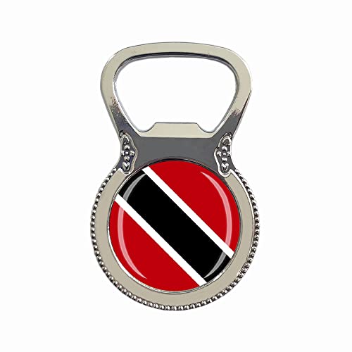 Trinidad und Tobago Nationalflagge Kühlschrankmagnet Flaschenöffner Touristen-Souvenir Geschenksammlung Kühlschrank Magnetaufkleber von Tianfulai