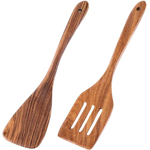 Tianher Pfannenwender,Handgefertigt 2 Stück Kochlöffel Holz Set Holzspatel Zum Kochen Pfannenwender Hochwertig Nachhaltig mit Einzigartiger Maserung für Küche Restaurant Tianher Pfannenwender,Handgefertigt 2 Stück Kochlöffel Holz Set Holzspatel Zum Kochen Pfannenwender Hochwertig Nachhaltig mit Einzigartiger Maserung für Küche Restaurant von Tianher