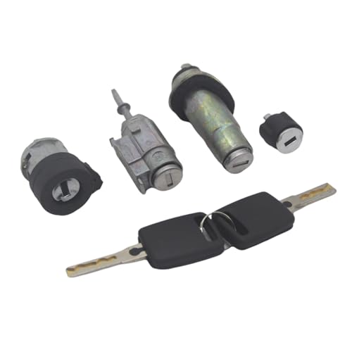 Fit for AUDI A6 C5 4B AL198 4D0905855G 4B0905851B KOMPLETTE LOCK SET ZÜNDSCHLOSS LINKS TÜR STAMM LOCK BARREL ZYLINDER von Tianwu03