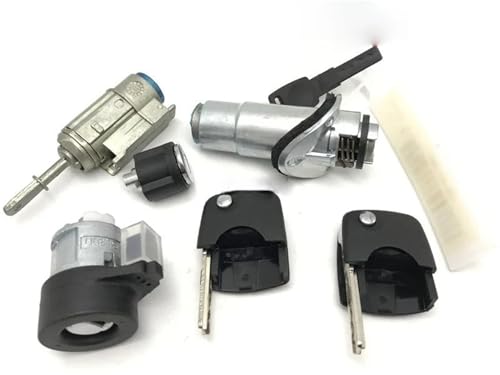 Fit for Audi 1999-2005 A6 C5 Zündschloss Zylinder Stamm Zylinder Volle Türschloss Zylinder von Tianwu03
