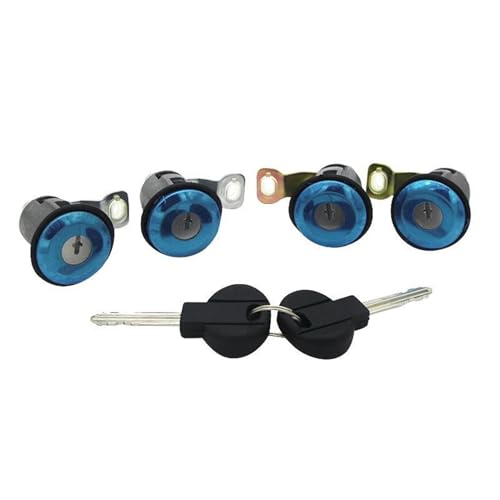 Fit for CITROEN BERLINGO XSARA PICASSO for PEUGEOT PARTNER 9170G3 252522 LINKS RECHTS TÜRSCHLOSS ZYLINDER MIT 2 SCHLÜSSEL(2 LEFT 2 RIGHT DOOR) von Tianwu03