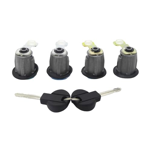 Fit for Citroen Berlingo Peugeot Partner Links Rechts Türschloss Barrel Schalter 9170G 3 252522(2 Left 2 Right) von Tianwu03