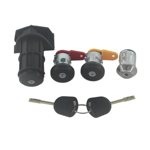 Fit for FORD FIESTA 1989-2002 VOLLEN SATZ ZÜNDSCHALTER TÜR STAMMSCHLOSS 2 SCHLÜSSEL(4pcs Set) von Tianwu03