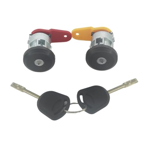 Fit for FORD FIESTA KA COURIER ESCORT AL051 LINKS RECHTS SEITE TÜRSCHLOSS ZYLINDER BARREL MIT 2 SCHLÜSSEL von Tianwu03