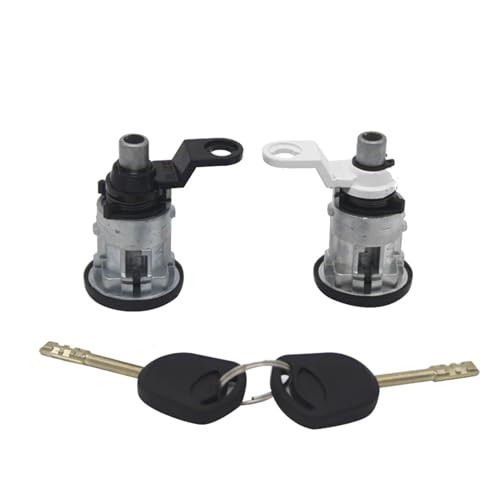 Fit for FORD TRANSIT MK5 1994-2000 AL092 1027009 95VBB22050FG KOMPLETTE LOCK SET ZÜNDSCHALTER KRAFTSTOFFFASS SCHIEBE SEITE TÜRSCHLOSS(2pcs Door Lock) von Tianwu03