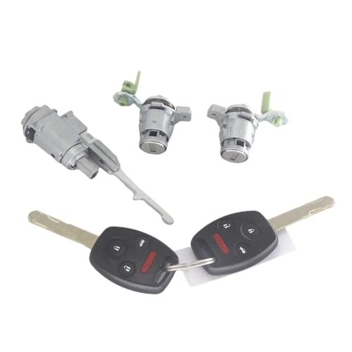 Fit for H0NDA CRV 03-06 ELEMENT 03-11 AL148A LOCK SET ZÜNDSCHALTER BARREL TÜRSCHLOSS-TASTE SCHLÜSSEL SHELL(3-Panic Button) von Tianwu03