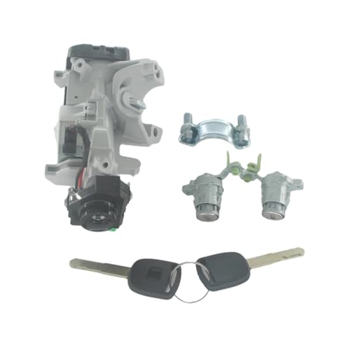 Fit for H0NDA CRV 2003-2006 AL138 KOMPLETTE LOCK SET ZÜNDSCHALTER TÜRSCHLOSS BARREL MIT 2 SCHLÜSSEL(Sub Keys) von Tianwu03