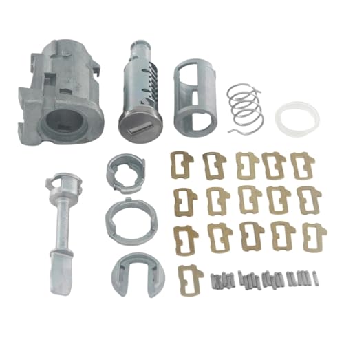 Fit for VW PASSAT SEAT TOLEDO LEON AROSA LUPO LINKS RECHTS TÜRSCHLOSS BARREL ZYLINDER REPARATUR SET 3B0837167/168(Left Repair Set) von Tianwu03