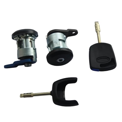 Passend for Ford Cargo Truck AL341 Komplettset Zündschalter vorne links rechts Türschloss Zylinder Kofferraumschloss mit 2 Schlüsseln(Front Door-2pcs) von Tianwu03