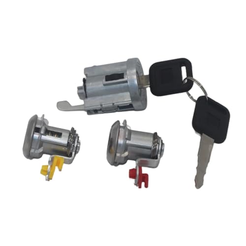 Passend for Isuzu NPR NQR NKR ELF 1994-07 AL164 8-97035293-0 3-teiliger Komplettsatz Zündzylinder Türschlossschlüssel von Tianwu03