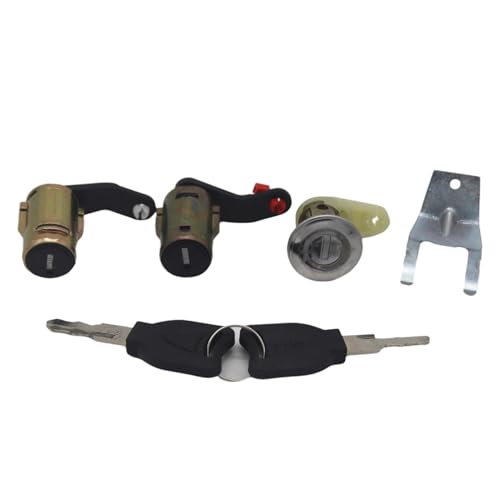 Passend for R/E/N/A/U/L/T KERAX MIDLUM PREMIUM VOLLEN SATZ VORNE LINKS RECHTS TÜRSCHLOSS ZYLINDER KOFFERRAUM HECKKLAPPE SCHLOSS 2 SCHLÜSSEL 7485116317 von Tianwu03