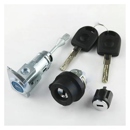 Passend for VW Zündung Auto Türschloss Zylinder for neuen Passat Kofferraum Aufbewahrungsbox Volle Tür 8 Zähne Auto Schließzylinder(Ignition Lock 1 key) von Tianwu03