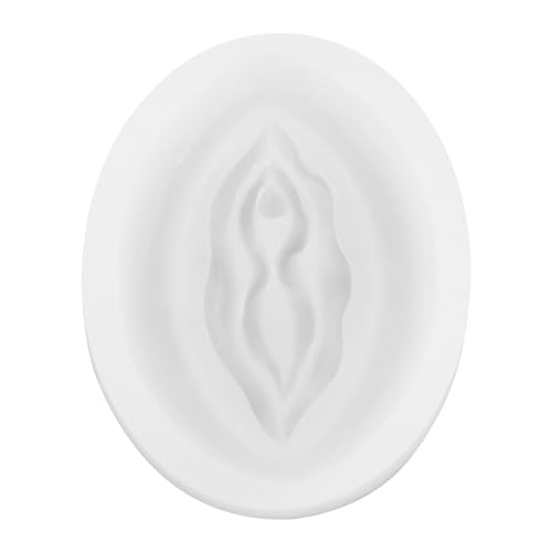 TiaoBug 3D Penis/Vulva Form Torten Rand DIY Silikonform Ausstechformen Torten Schokolade Keks Silikonformen Backen Mould Tortedeko Ausstecher Weiß C One Size von TiaoBug