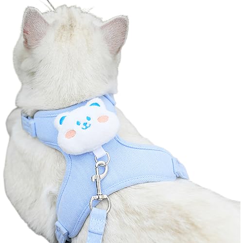 TiaoBug Anti-Zug Hundegeschirr & Leinen-Set Verstellbares Katzen Sicherheitsgeschirr Fluchtsicheres Haustier Geschirr Blue&1.2m Leash M TiaoBug Anti-Zug Hundegeschirr & Leinen-Set Verstellbares Katzen Sicherheitsgeschirr Fluchtsicheres Haustier Geschirr Blue&1.2m Leash M von TiaoBug