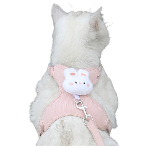 TiaoBug Anti-Zug Hundegeschirr & Leinen-Set Verstellbares Katzen Sicherheitsgeschirr Fluchtsicheres Haustier Geschirr Pink&1.8m Leash M TiaoBug Anti-Zug Hundegeschirr & Leinen-Set Verstellbares Katzen Sicherheitsgeschirr Fluchtsicheres Haustier Geschirr Pink&1.8m Leash M von TiaoBug
