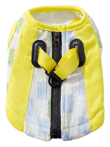 TiaoBug Hunde Kühlweste mit Reißverschluss Atmungsaktives Sommer-Geschirr für Outdoor Camping & Training Gelb XS TiaoBug Hunde Kühlweste mit Reißverschluss Atmungsaktives Sommer-Geschirr für Outdoor Camping & Training Gelb XS von TiaoBug
