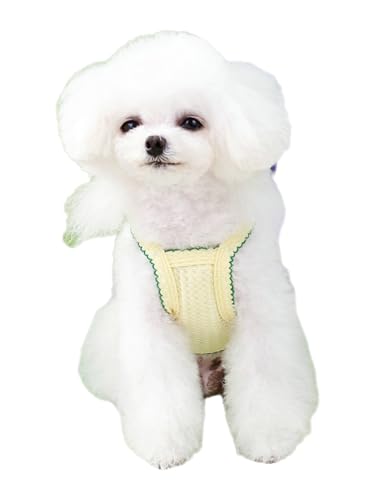TiaoBug Sommer Hunde Shirts Atmungsaktive Weste T-Shirts Weiche Welpen Kleidung Haustier Katzen Ärmelloses Tank Top Gelb L TiaoBug Sommer Hunde Shirts Atmungsaktive Weste T-Shirts Weiche Welpen Kleidung Haustier Katzen Ärmelloses Tank Top Gelb L von TiaoBug