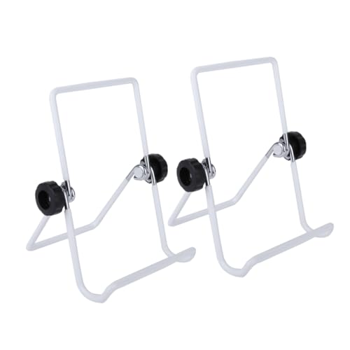 TiaoBug 2er Sprossenglas Ständer Faltbarer Halterung Abtropf-Gestell für 2 Sprossen-Gläser Mason Jar aus Edelstahl Sprossensamen Rostfrei und rutschfest (Weiß, One Size) von TiaoBug